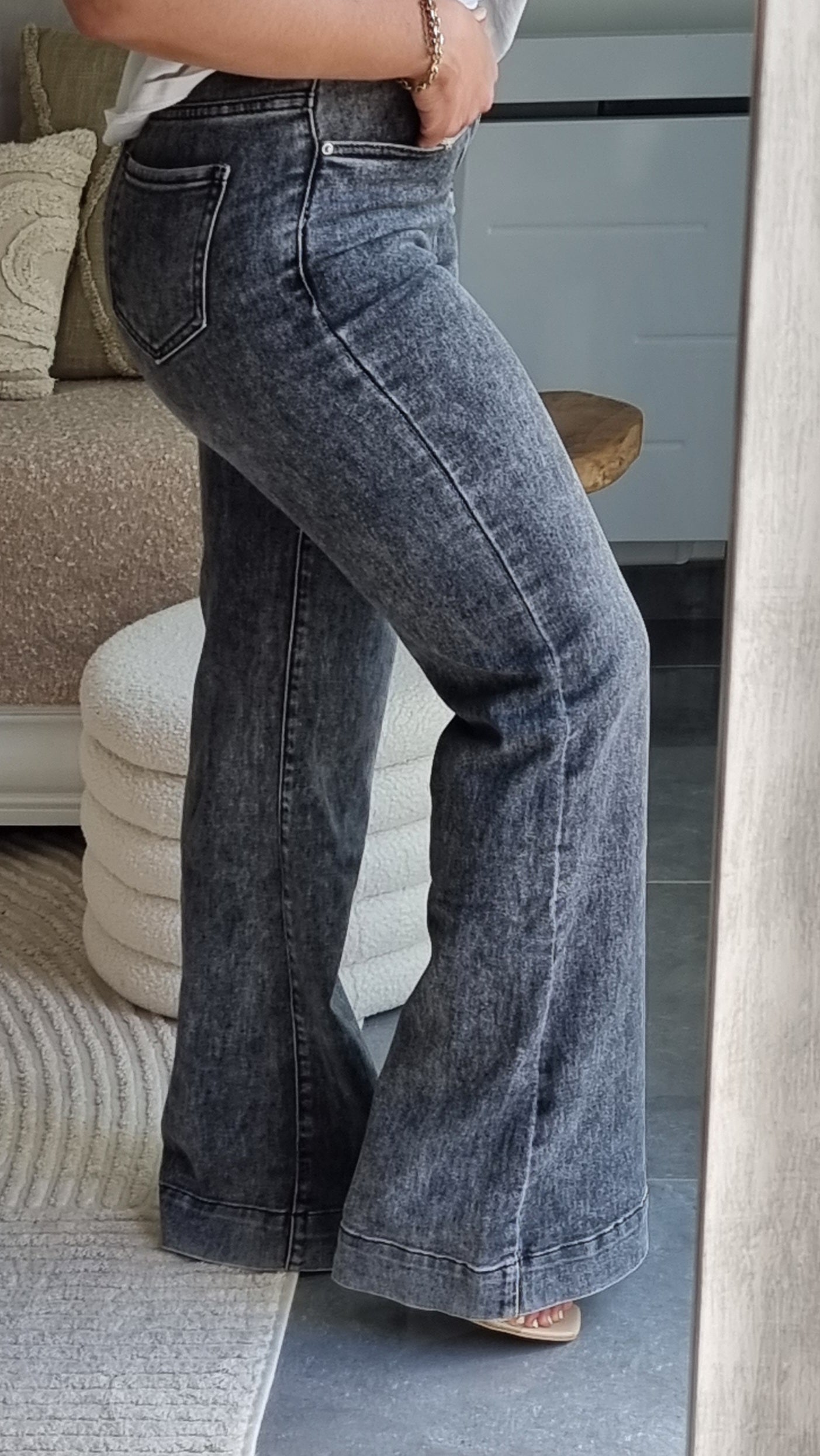 Jean Taille Haute Flare