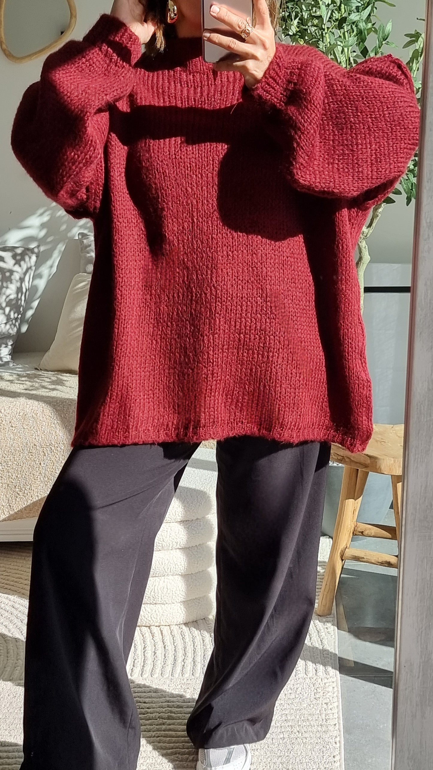 PULL MAILLE BORDEAUX