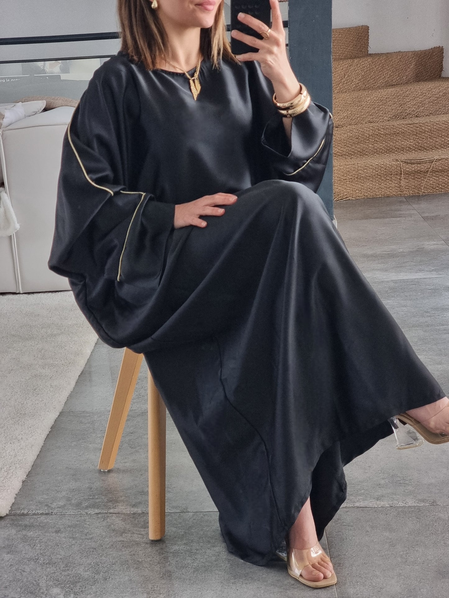 ABAYA OVERSIZE SATIN