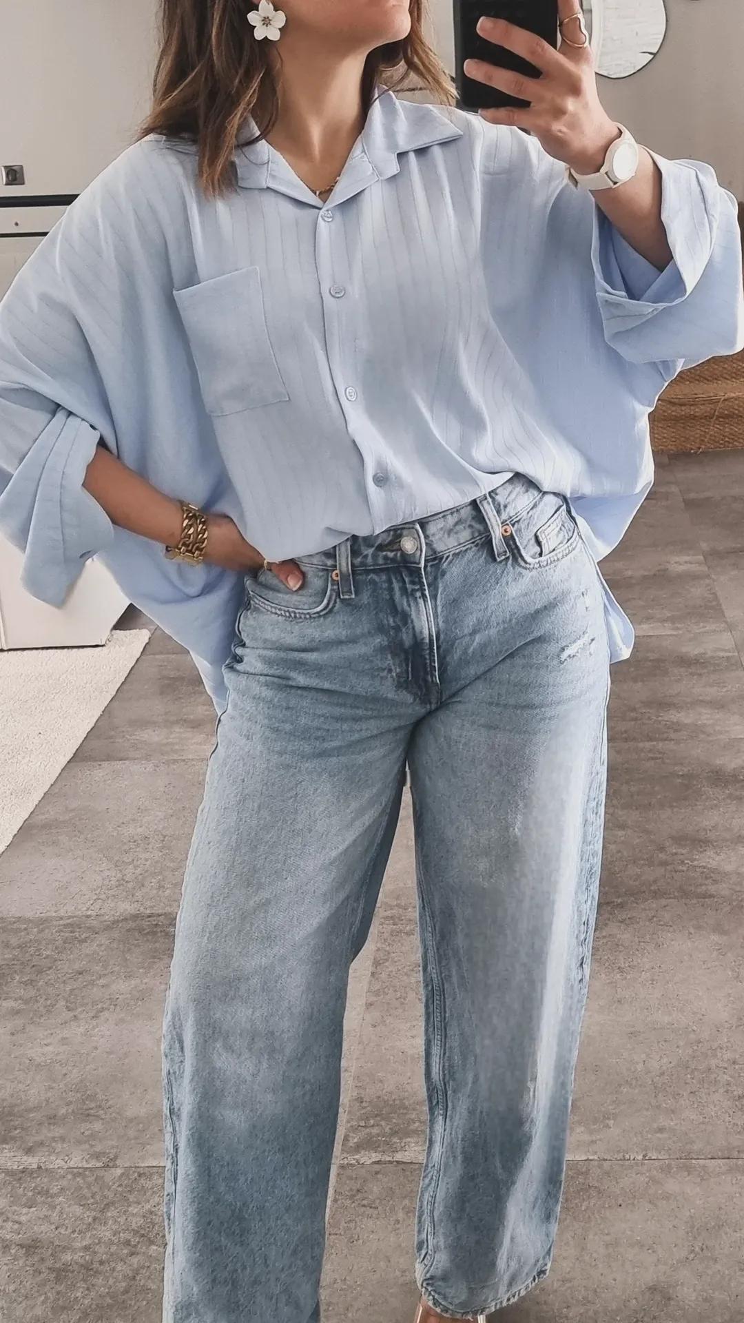 CHEMISE ASYMÉTRIQUE OVERSIZE NOIRE