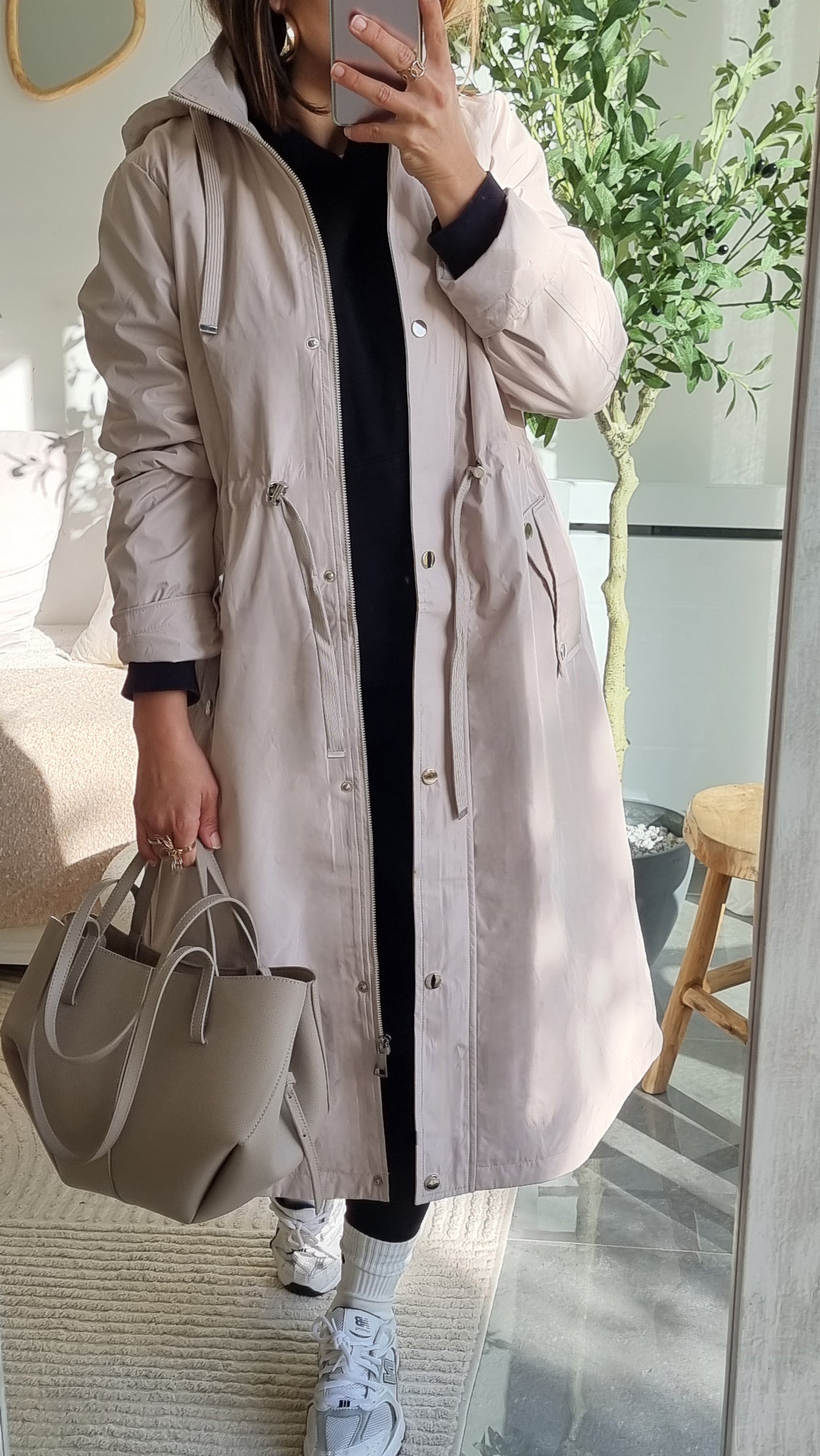 TRENCH IMPERMÉABLE BEIGE