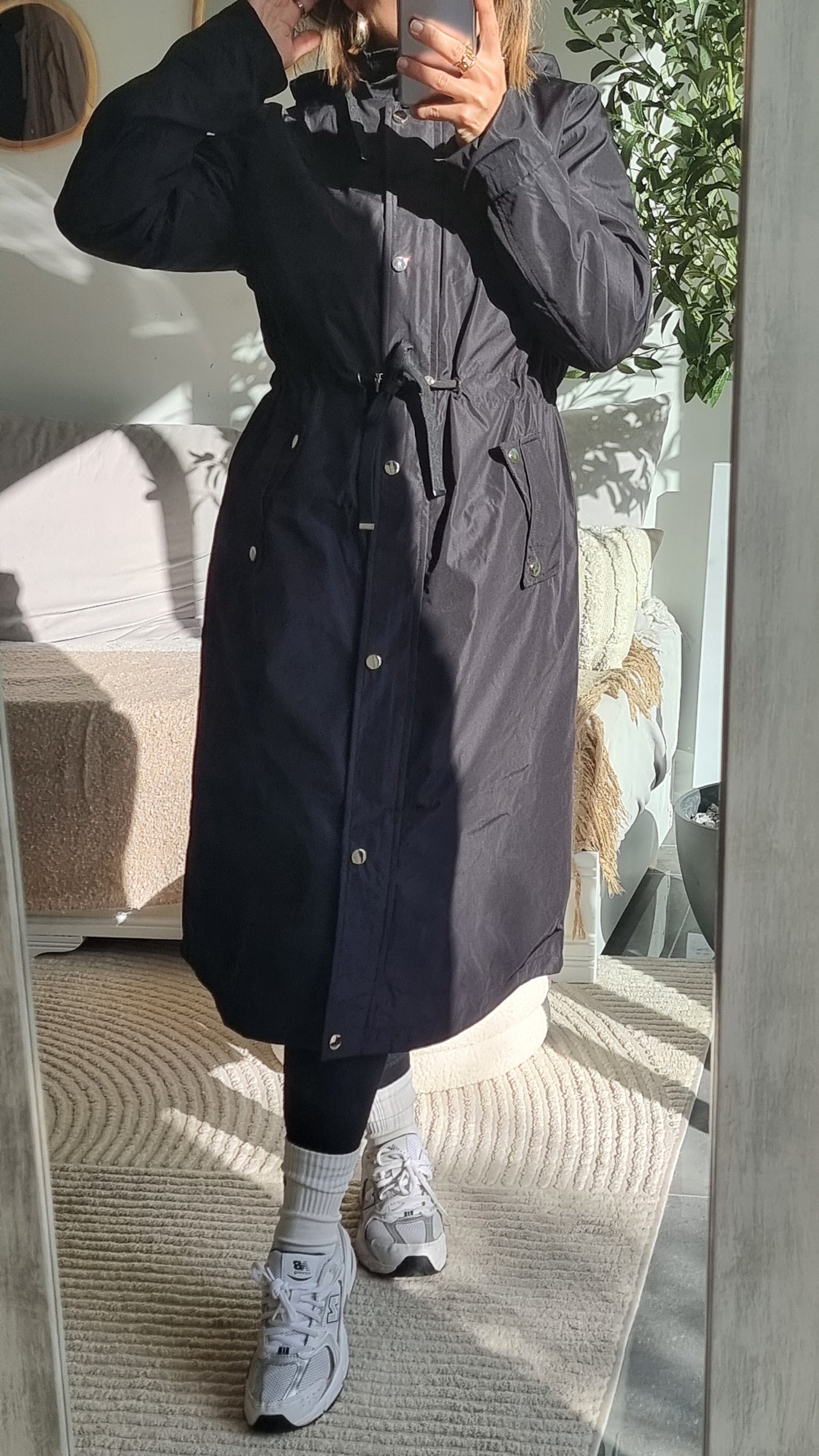 TRENCH IMPERMÉABLE NOIR