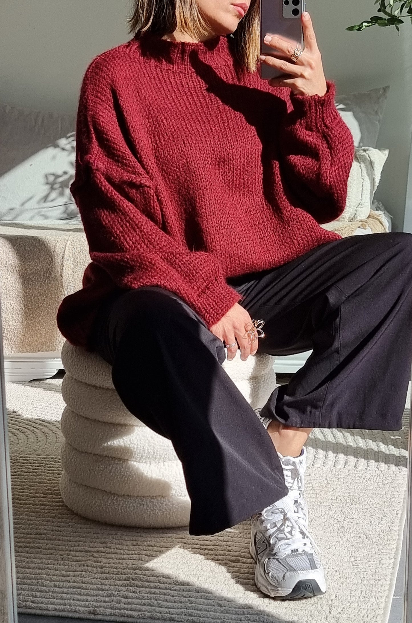 PULL MAILLE BORDEAUX