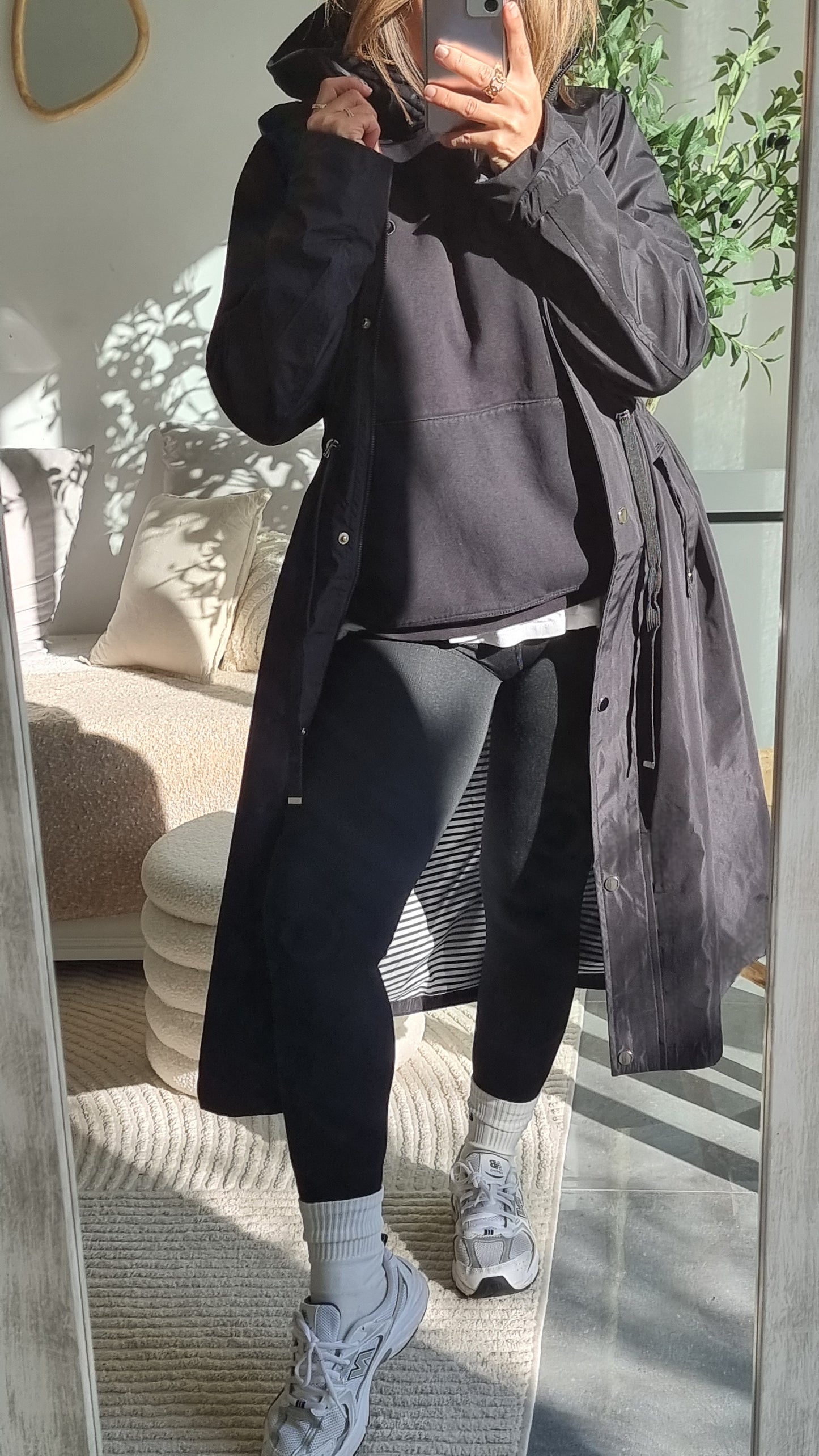 TRENCH IMPERMÉABLE NOIR