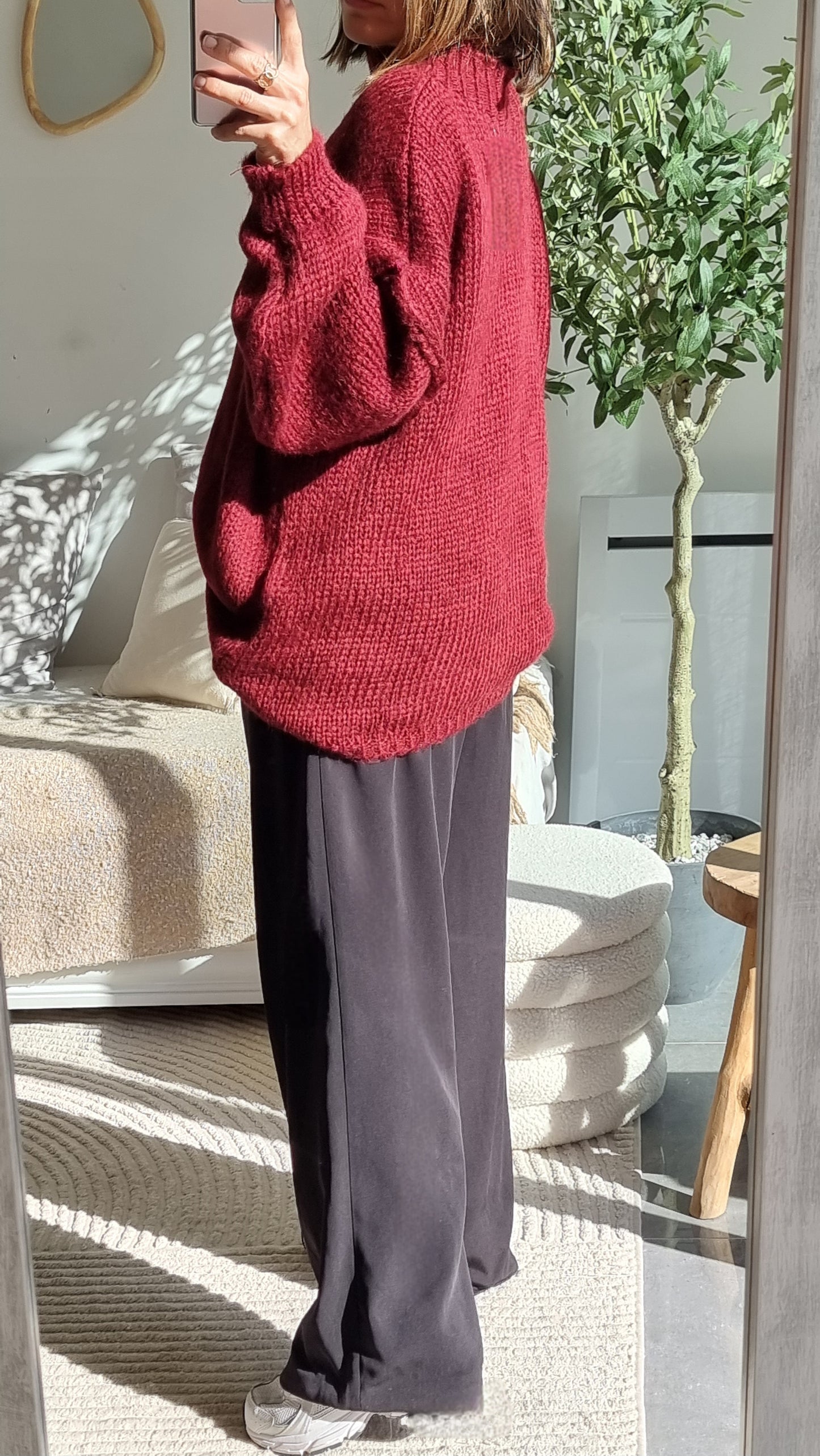 PULL MAILLE BORDEAUX