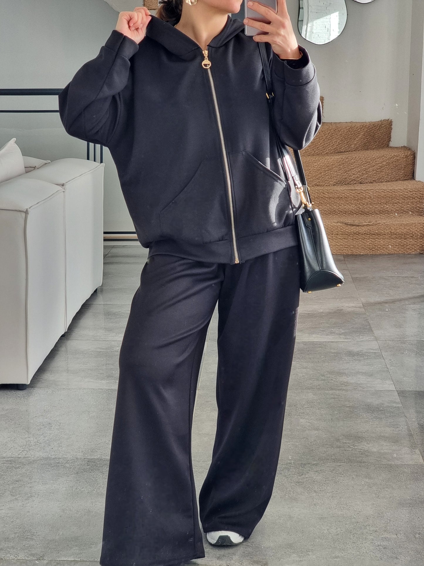 SURVÊTEMENT FLUIDE NOIR