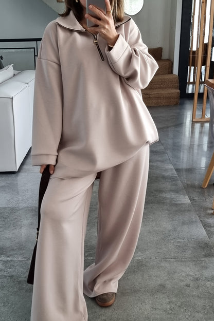 ENSEMBLE DÉCONTRACTÉ BEIGE