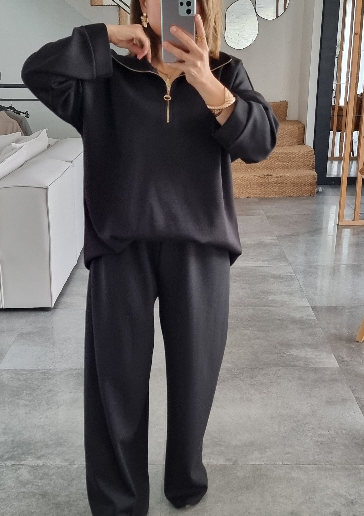 ENSEMBLE DÉCONTRACTÉ NOIR