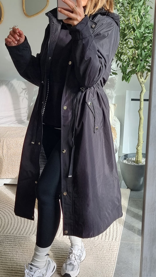 TRENCH IMPERMÉABLE NOIR