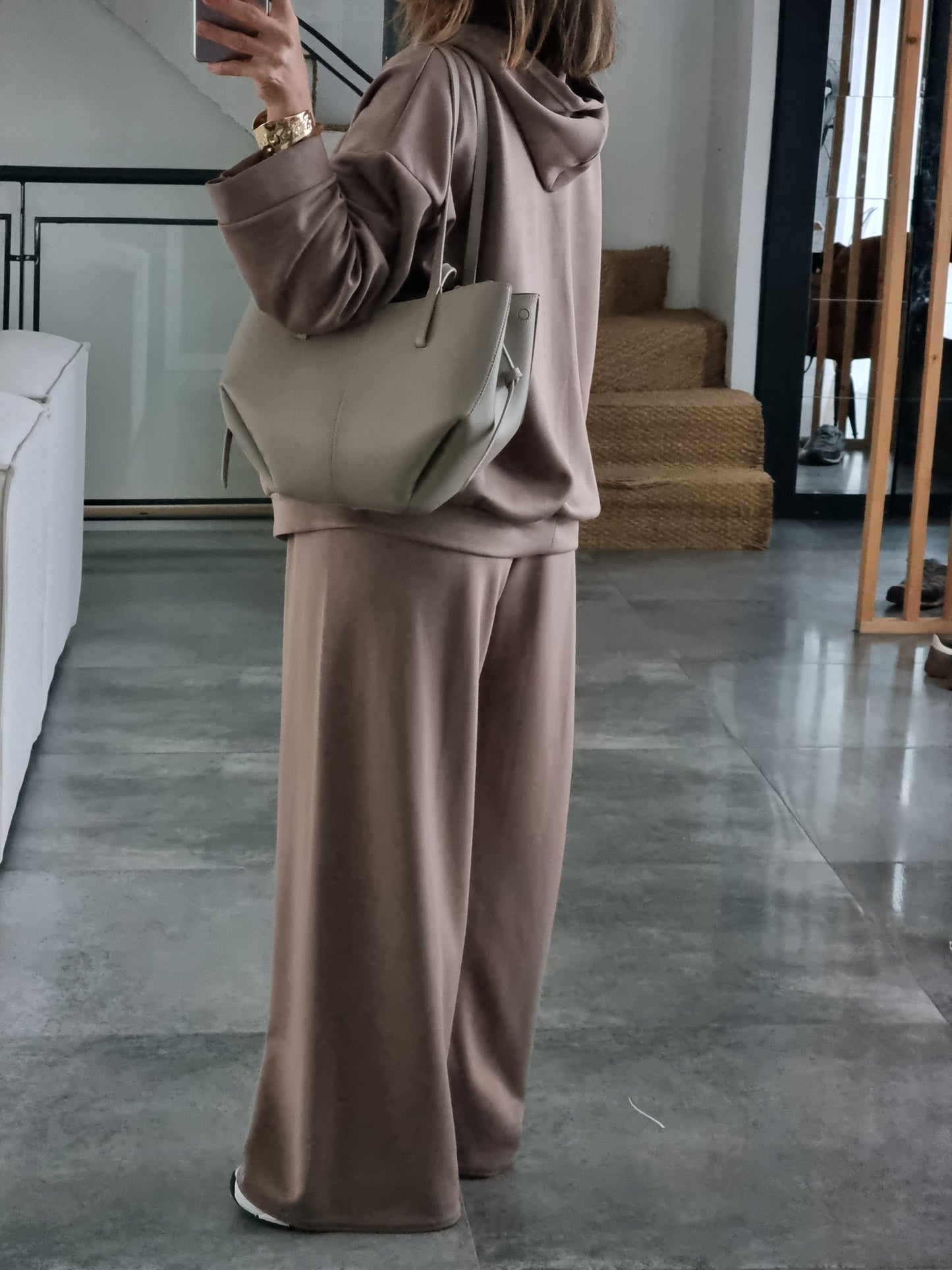 SURVÊTEMENT FLUIDE TAUPE