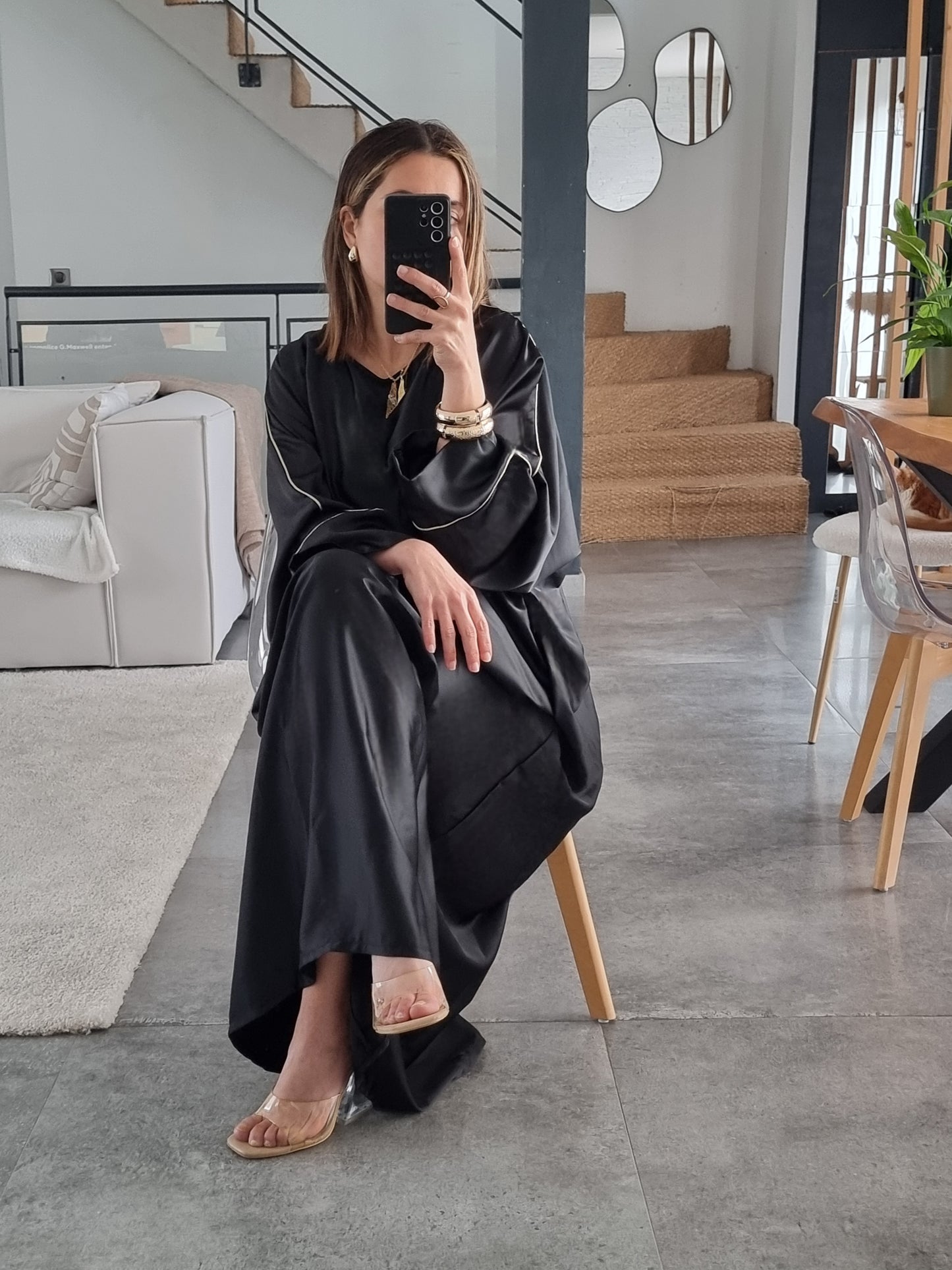 ABAYA OVERSIZE SATIN