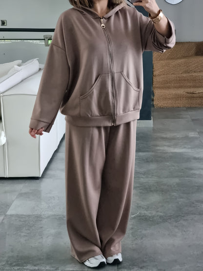 SURVÊTEMENT FLUIDE TAUPE