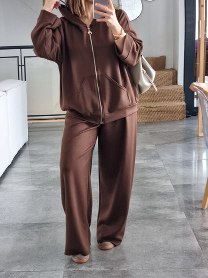 SURVÊTEMENT FLUIDE MARRON