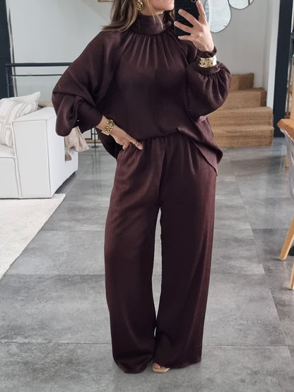 ENSEMBLE SATINÉ CHOCO