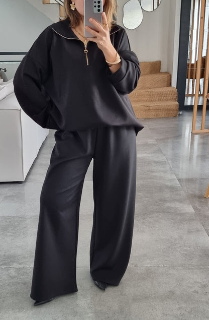 ENSEMBLE DÉCONTRACTÉ NOIR