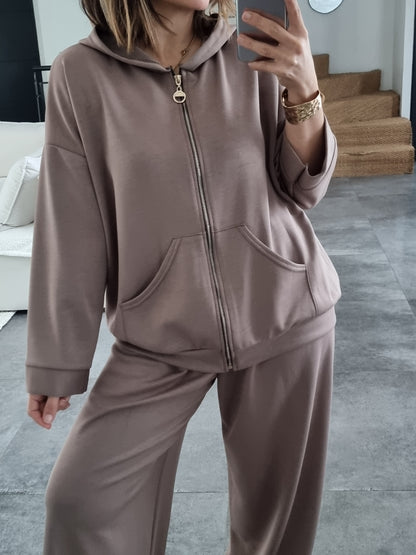 SURVÊTEMENT FLUIDE TAUPE