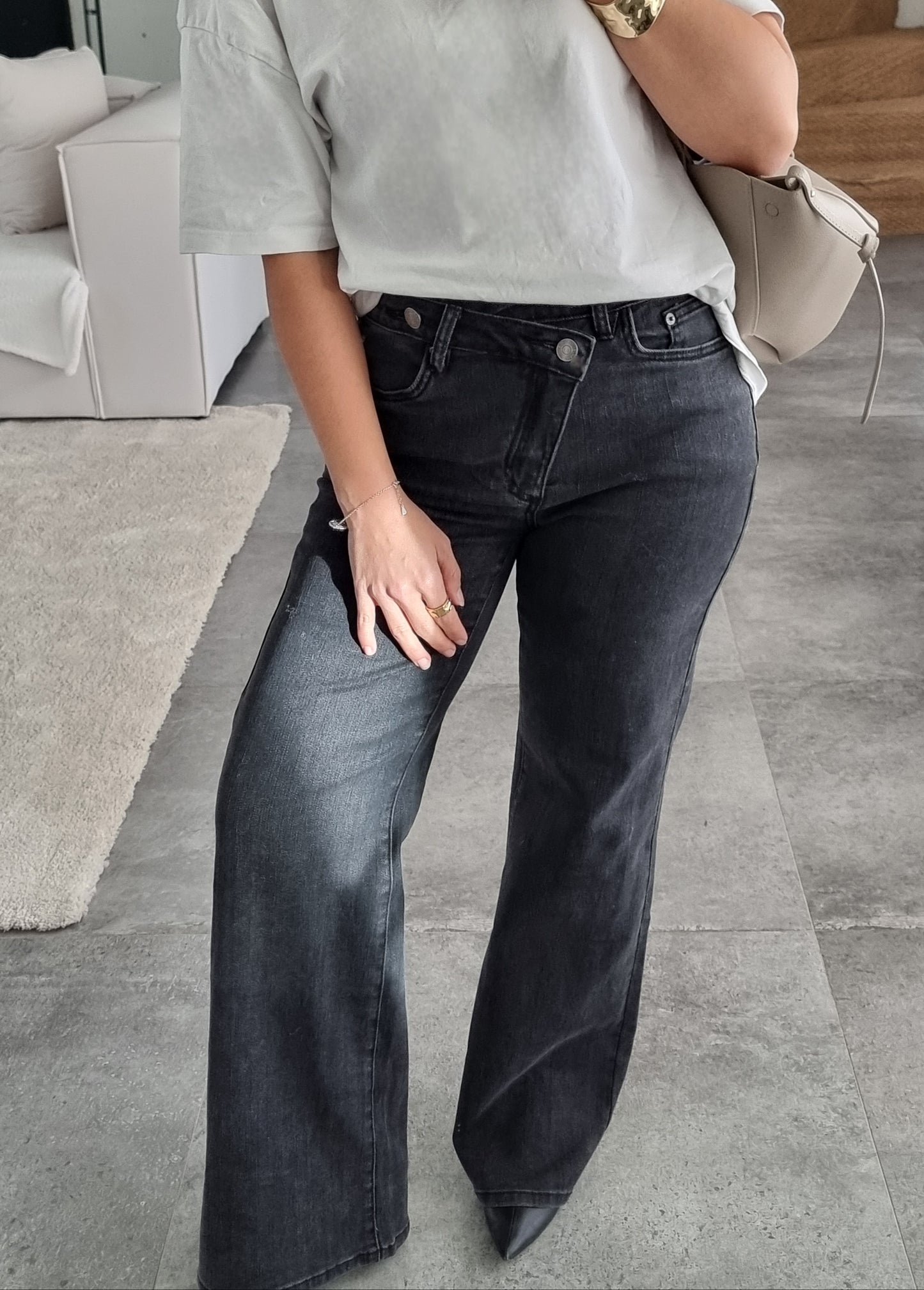 JEAN TAILLE ASYMÉTRIQUE