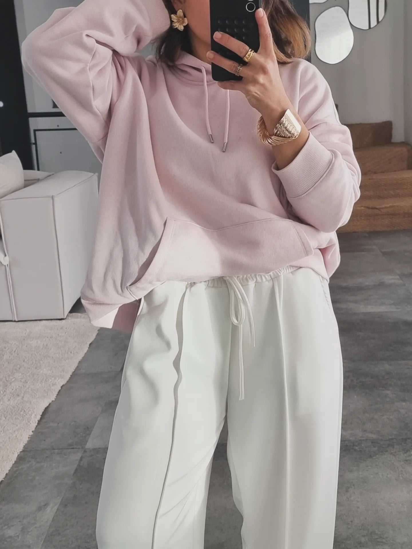 PANTALON DÉCONTRACTÉ BLANC