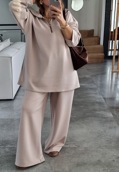 ENSEMBLE DÉCONTRACTÉ BEIGE