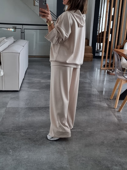 SURVÊTEMENT FLUIDE BEIGE