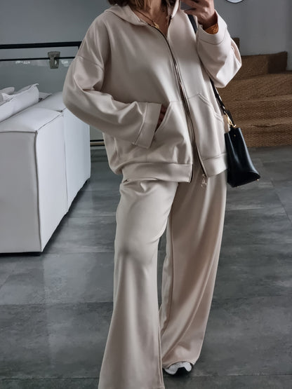 SURVÊTEMENT FLUIDE BEIGE