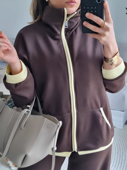 SURVÊTEMENT FLUIDE VINTAGE CHOCO