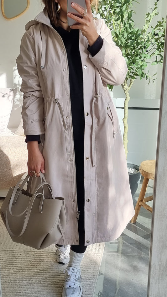 TRENCH IMPERMÉABLE BEIGE