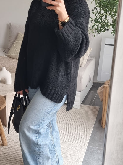 PULL LAINE NOIR