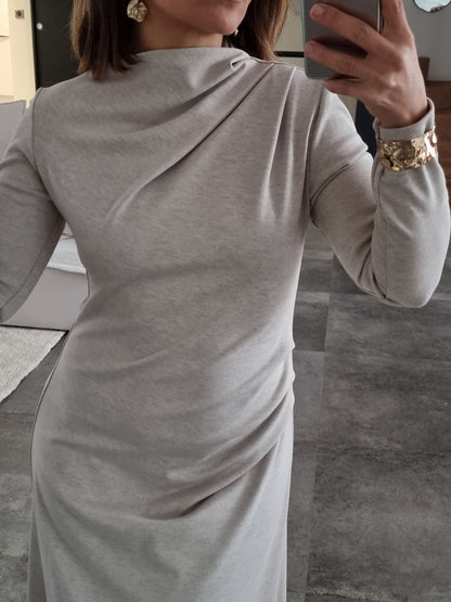 ROBE LONGUE SOFT TOUCH BEIGE