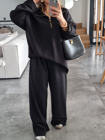 ENSEMBLE DÉCONTRACTÉ NOIR