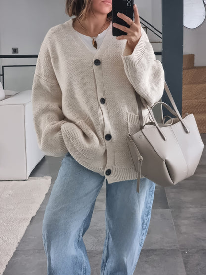 CARDIGAN MAILLE BEIGE
