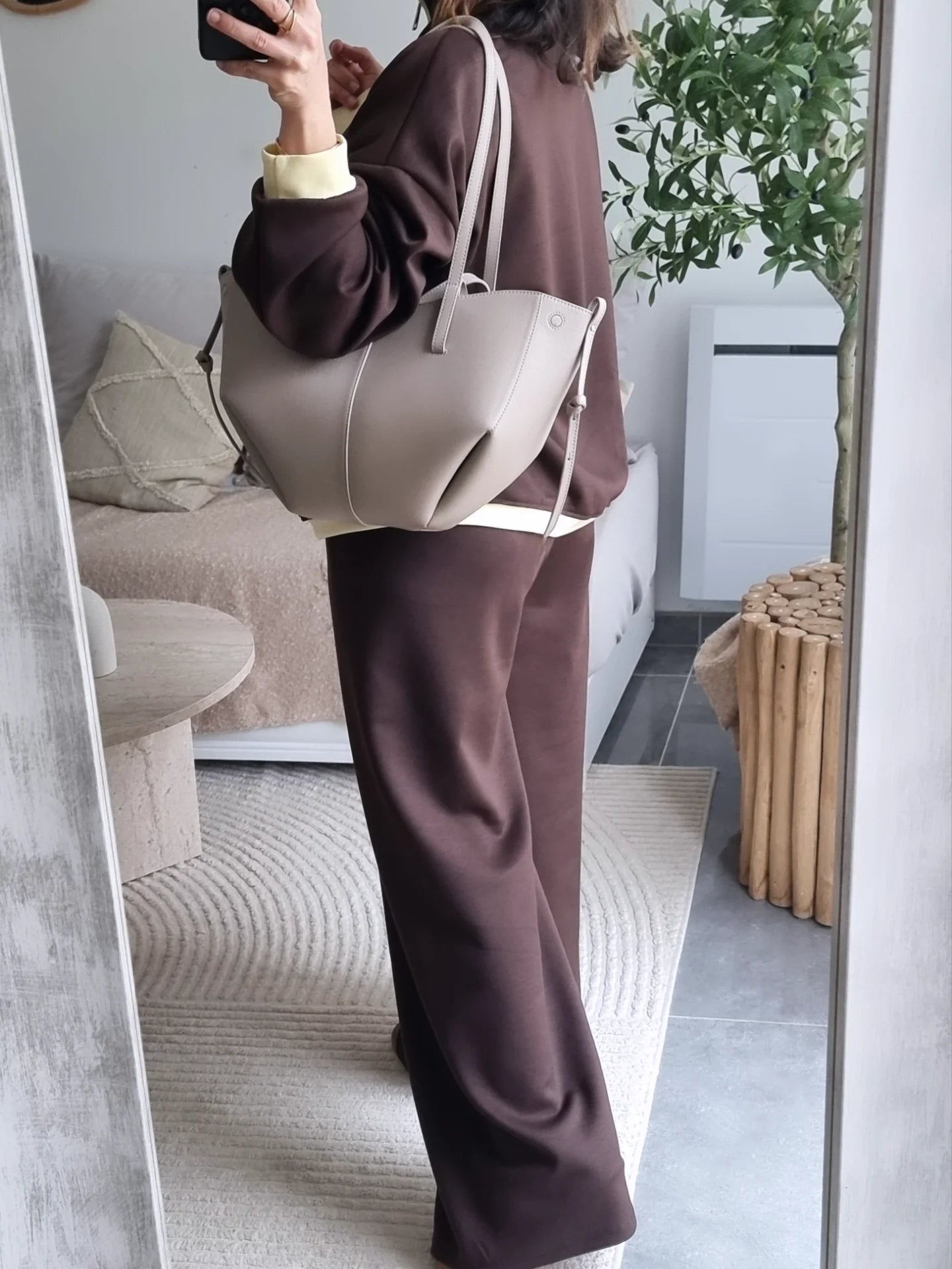 SURVÊTEMENT FLUIDE VINTAGE CHOCO