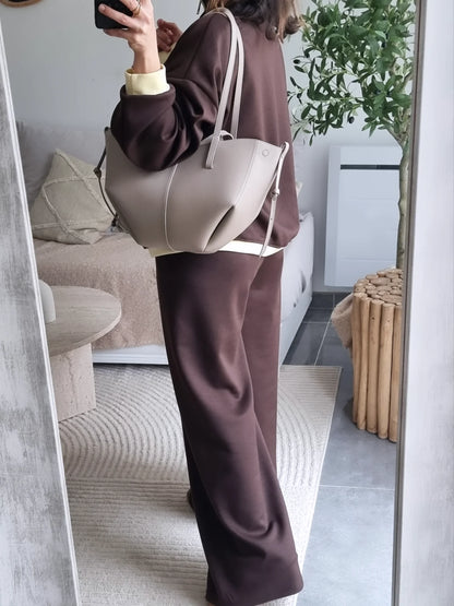 SURVÊTEMENT FLUIDE VINTAGE CHOCO