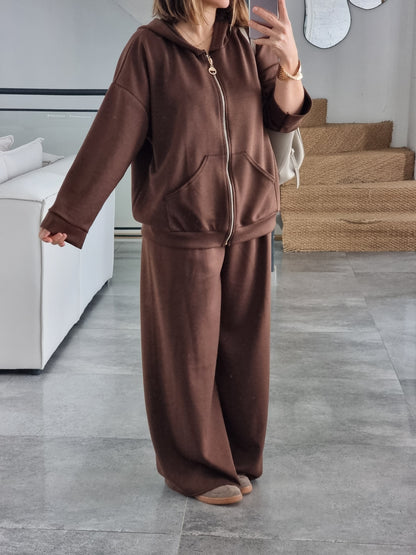 SURVÊTEMENT FLUIDE MARRON