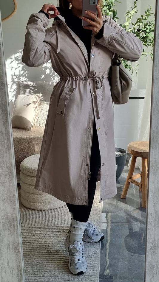TRENCH IMPERMÉABLE BEIGE