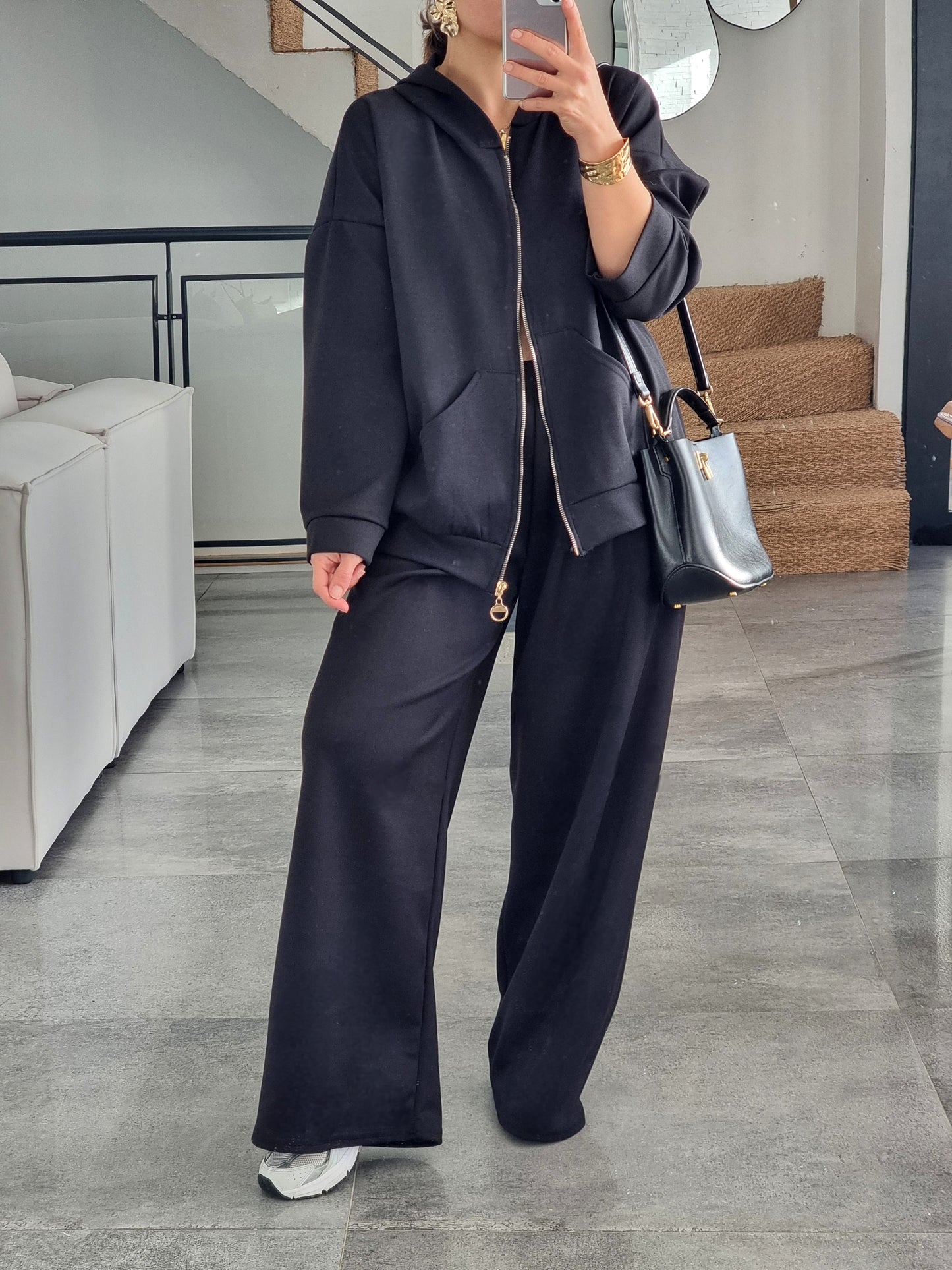 SURVÊTEMENT FLUIDE NOIR