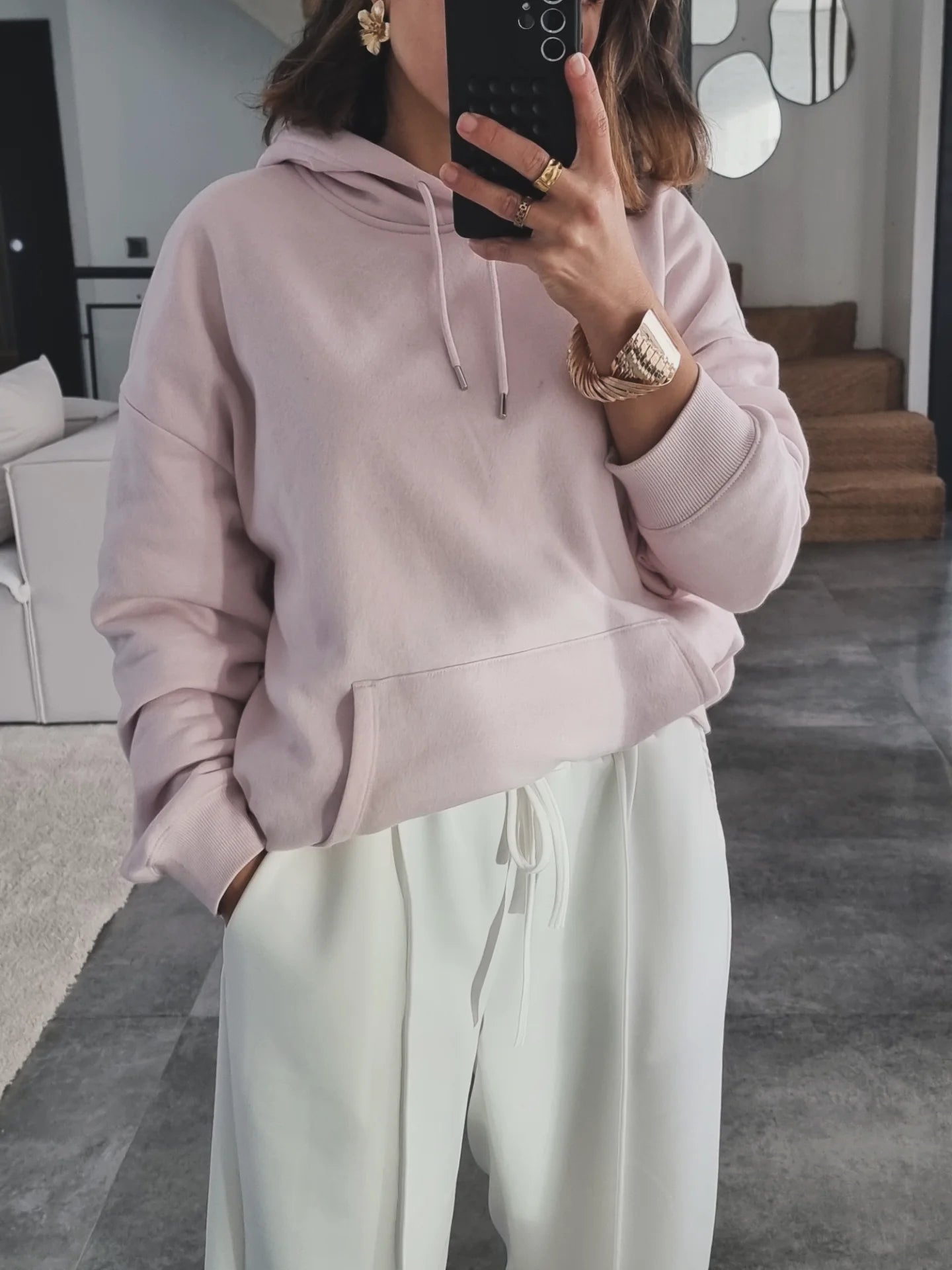 PANTALON DÉCONTRACTÉ BLANC