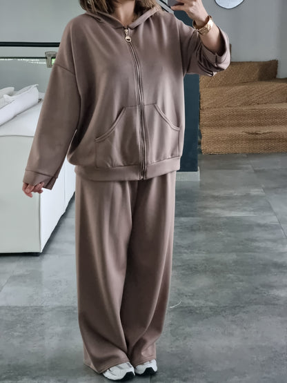 SURVÊTEMENT FLUIDE TAUPE