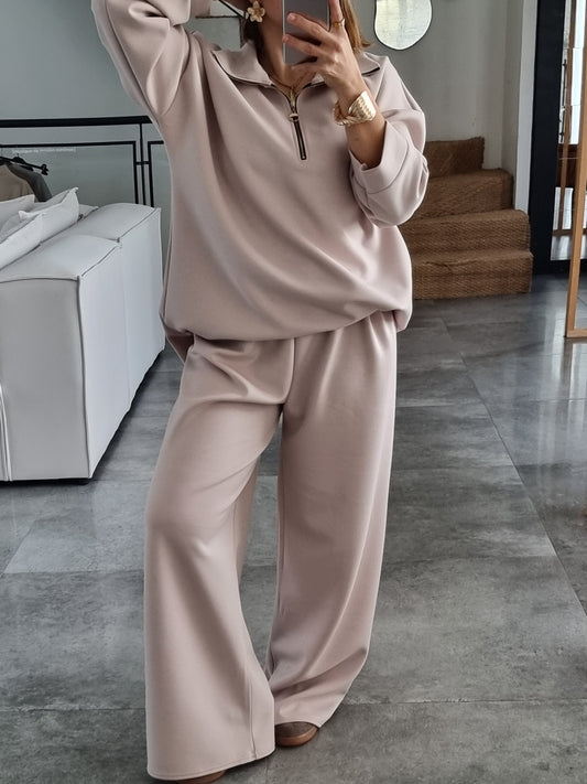 ENSEMBLE DÉCONTRACTÉ BEIGE