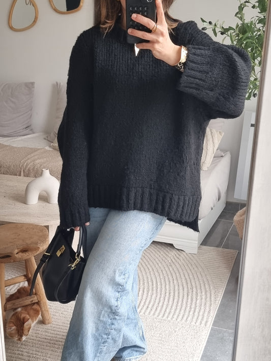 PULL LAINE NOIR