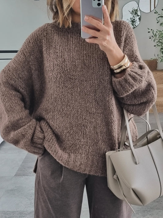 PULL LAINE TAUPE