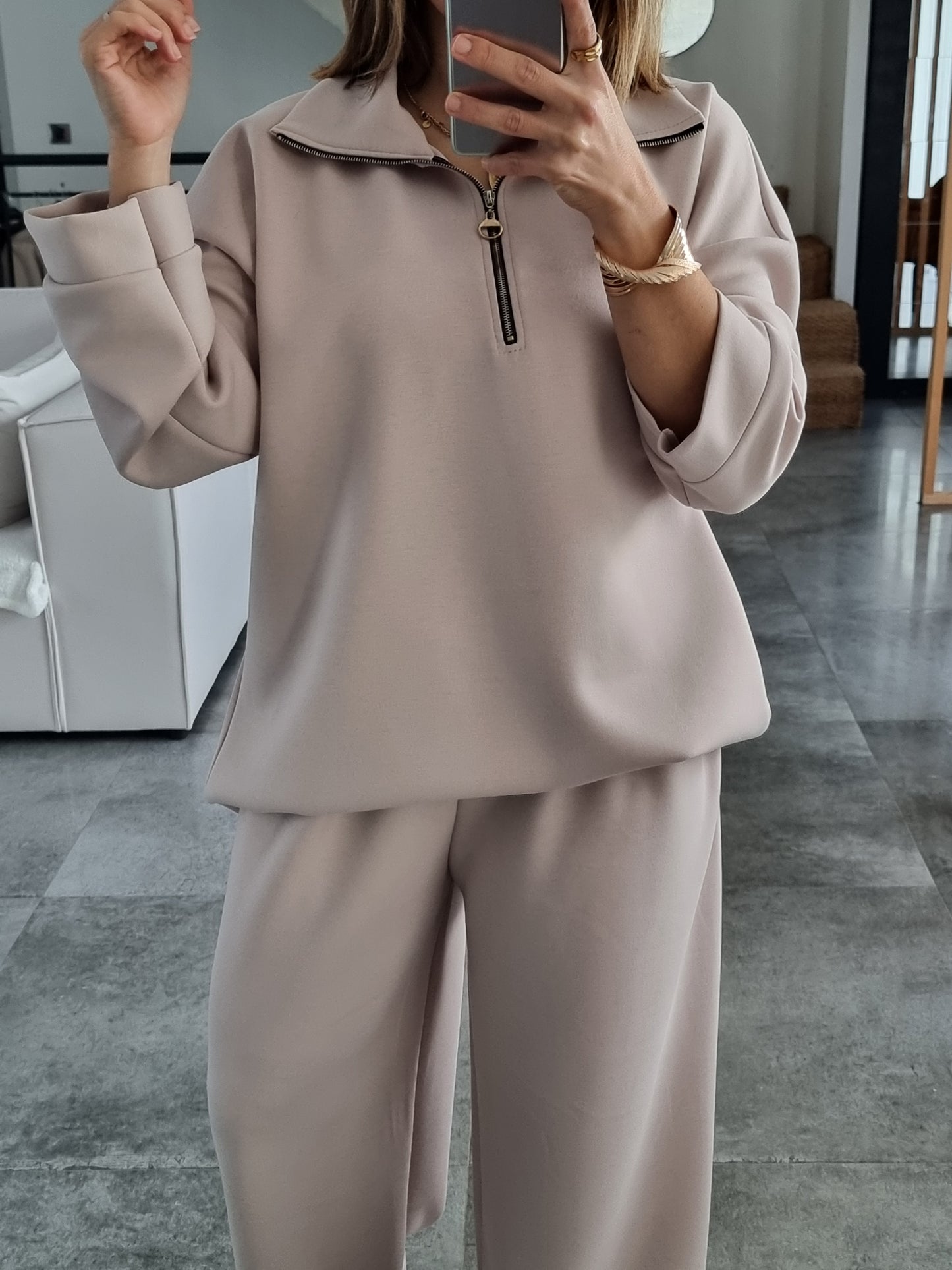 ENSEMBLE DÉCONTRACTÉ BEIGE