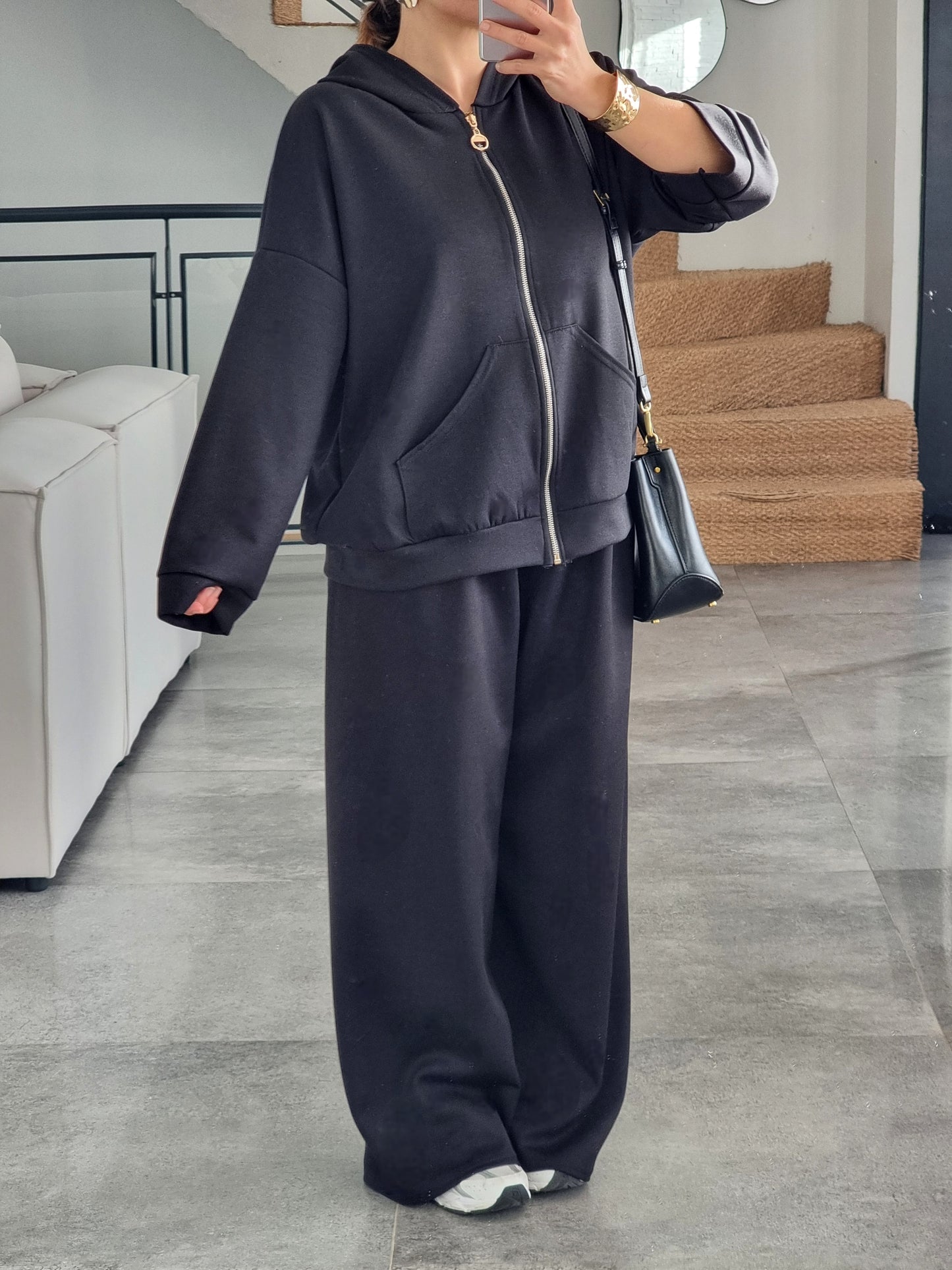 SURVÊTEMENT FLUIDE NOIR