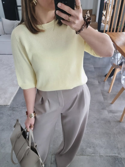 PANTALON JOGGER À PINCES TAUPE