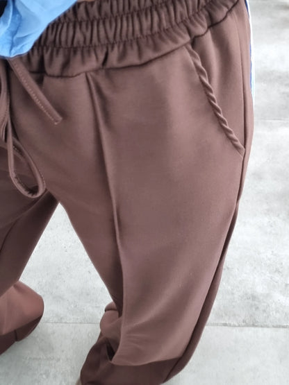 PANTALON DÉCONTRACTÉ MARRON
